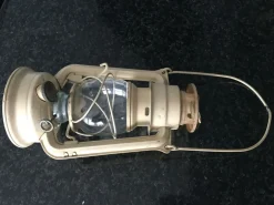 Sale Pamono Czechoslovakian Electrified Metal Meva Oil Lamp / Lantern