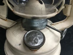 Sale Pamono Czechoslovakian Electrified Metal Meva Oil Lamp / Lantern