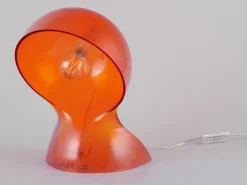 Sale Pamono Dalu Table Lamp in Translucent Orange Plastic by Vico Magistretti for Artemide