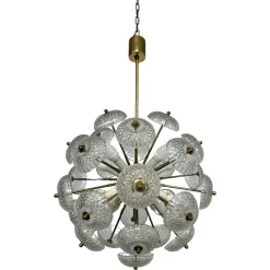 New Pamono Dandelion Pendant by Kamenický Šenov, 1940s