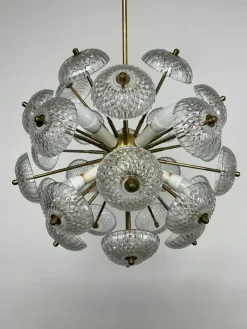 New Pamono Dandelion Pendant by Kamenický Šenov, 1940s