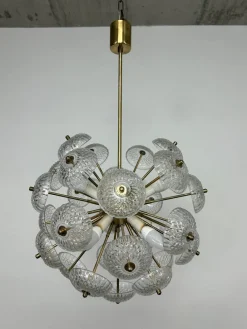New Pamono Dandelion Pendant by Kamenický Šenov, 1940s