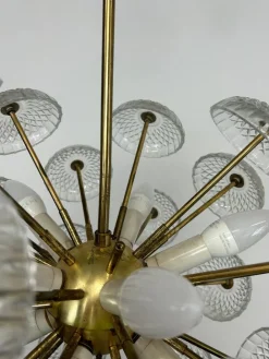 New Pamono Dandelion Pendant by Kamenický Šenov, 1940s