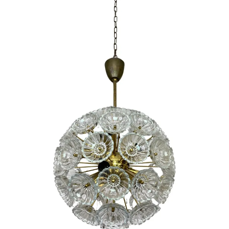 New Pamono Dandelion Pendant by Kamenický Šenov, 1970s