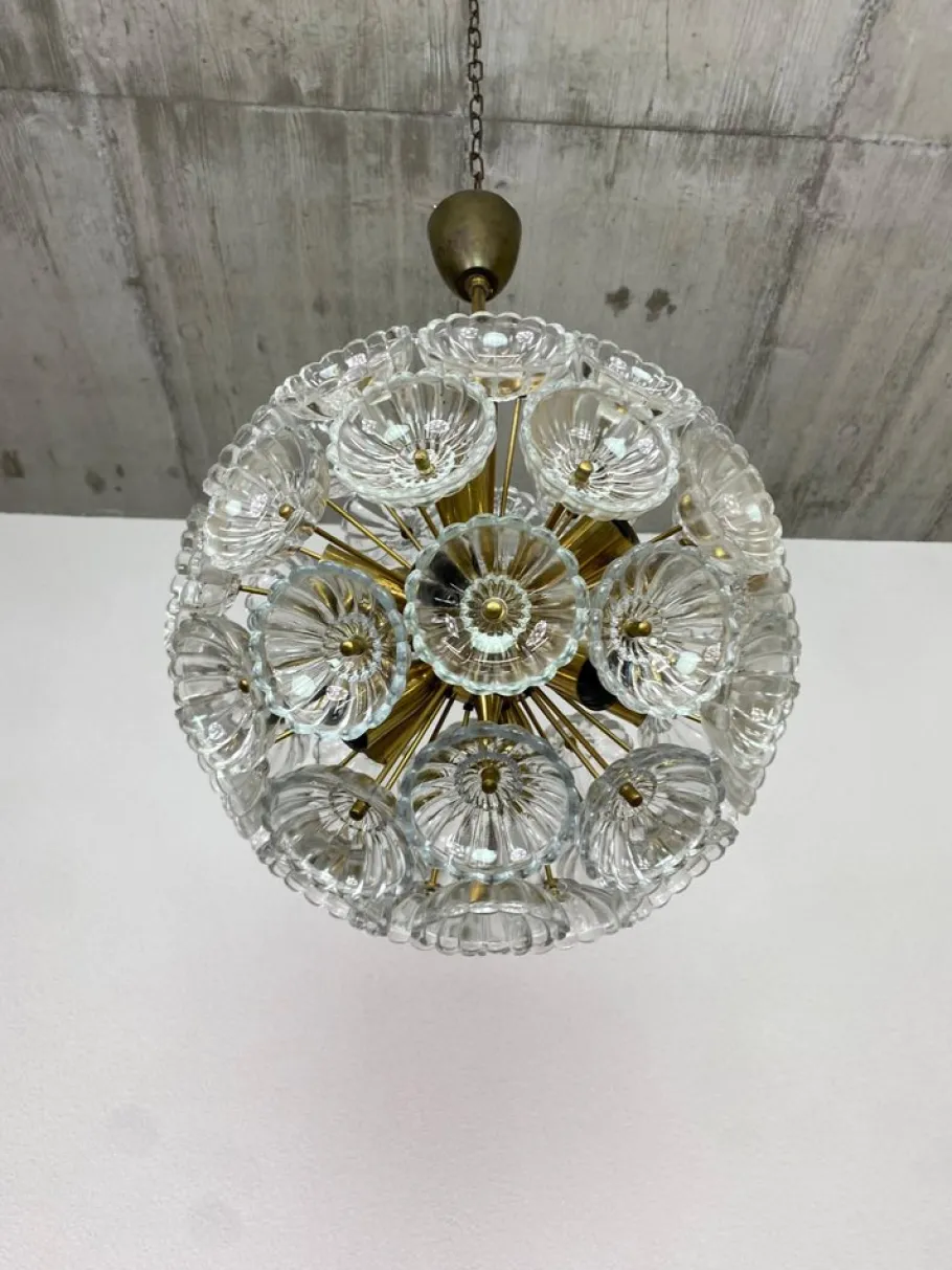 New Pamono Dandelion Pendant by Kamenický Šenov, 1970s