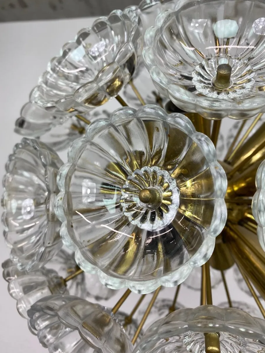 New Pamono Dandelion Pendant by Kamenický Šenov, 1970s