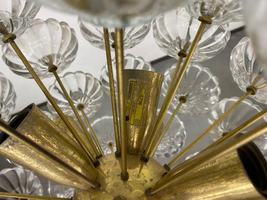 New Pamono Dandelion Pendant by Kamenický Šenov, 1970s