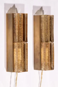 Sale Pamono Danish Atlantic Double Wall Lamp from Vitrika, 1970s, Set of 2