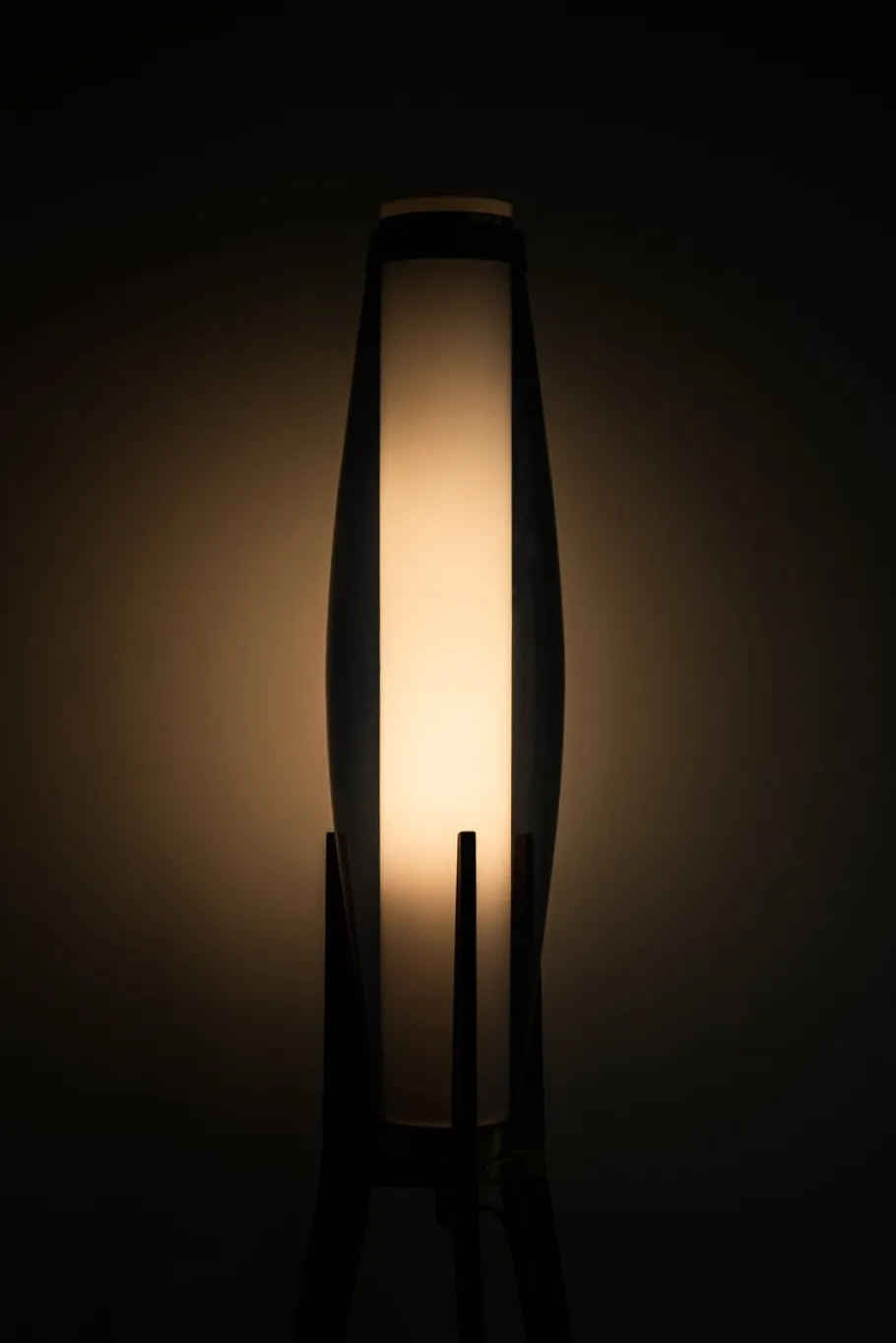 Online Pamono Danish Brass and Opaline Glass Floor Lamp by Svend Aage Holm Sørensen, 1950s
