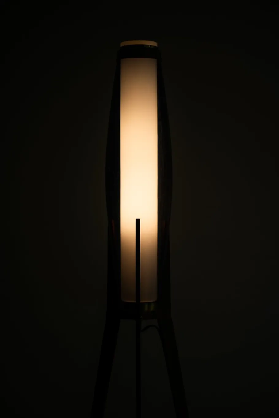 Online Pamono Danish Brass and Opaline Glass Floor Lamp by Svend Aage Holm Sørensen, 1950s