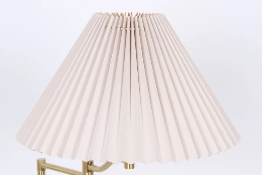 Best Pamono Danish Brass Floor Lamp from Horn Lighting Studio