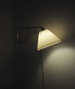 Sale Pamono Danish Brass Swing Arm Wall Lamp, 1950s