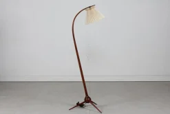 New Pamono Danish Bridge Tripod Floor Lamp by Severin Hansen for Haslev Møbelsnedkeri, 1950s