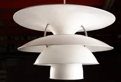 Hot Pamono Danish Brushed Metal Charlottenborg Model PH 6 ½ -6V Pendant Light by Poul Henningsen for Louis Poulsen, 1970s