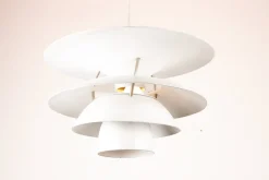 Hot Pamono Danish Brushed Metal Charlottenborg Model PH 6 ½ -6V Pendant Light by Poul Henningsen for Louis Poulsen, 1970s