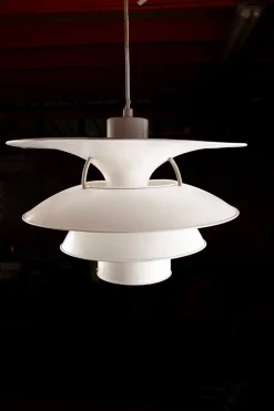 Hot Pamono Danish Brushed Metal Charlottenborg Model PH 6 ½ -6V Pendant Light by Poul Henningsen for Louis Poulsen, 1970s