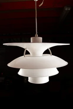 Hot Pamono Danish Brushed Metal Charlottenborg Model PH 6 ½ -6V Pendant Light by Poul Henningsen for Louis Poulsen, 1970s