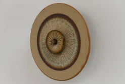 Sale Pamono Danish Ceramic Disc Wall Lamp from Søholm, 1970s