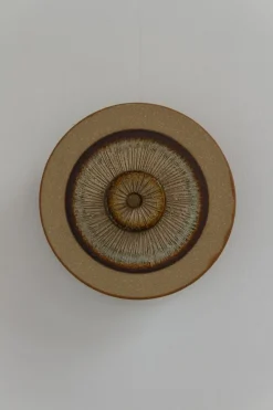 Sale Pamono Danish Ceramic Disc Wall Lamp from Søholm, 1970s