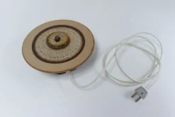 Sale Pamono Danish Ceramic Disc Wall Lamp from Søholm, 1970s