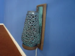 New Pamono Danish Ceramic Wall Lamp from Designstudio Sejer, 1960s