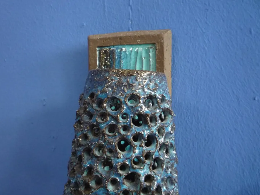 New Pamono Danish Ceramic Wall Lamp from Designstudio Sejer, 1960s