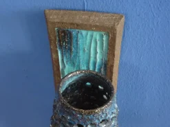 New Pamono Danish Ceramic Wall Lamp from Designstudio Sejer, 1960s