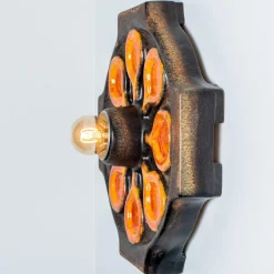 Discount Pamono Danish Ceramic Wall Light, 1970