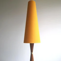 Online Pamono Danish Diabolo Floor Lamp with Upholstered Lampshade, 1960s