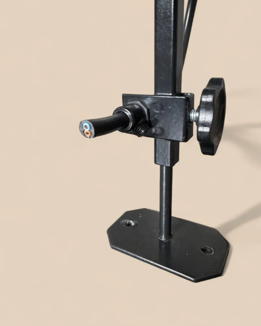 New Pamono Danish Flipper Wall Sconces in Black, 1970s, Set of 2