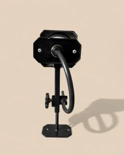 New Pamono Danish Flipper Wall Sconces in Black, 1970s, Set of 2