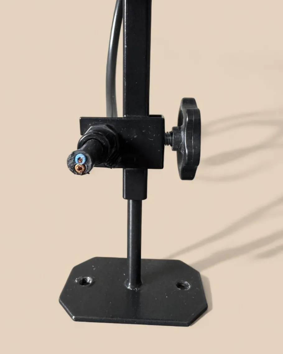 New Pamono Danish Flipper Wall Sconces in Black, 1970s, Set of 2