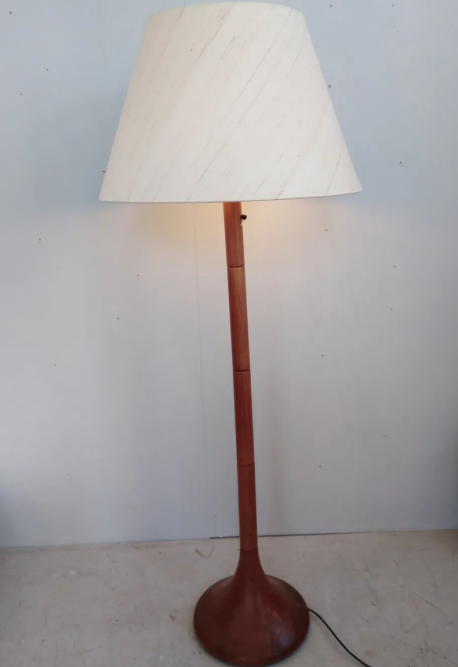 Clearance Pamono Danish Floor Lamp in Teak from Domus