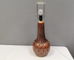 Pamono Danish Gigantic Ceramic Table Lamp by Hans Axel Schjelde for Grimstrup Keramik, Maribo-Denmark, 1970s