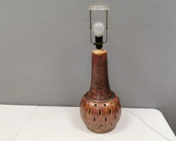 Pamono Danish Gigantic Ceramic Table Lamp by Hans Axel Schjelde for Grimstrup Keramik, Maribo-Denmark, 1970s