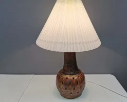 Pamono Danish Gigantic Ceramic Table Lamp by Hans Axel Schjelde for Grimstrup Keramik, Maribo-Denmark, 1970s