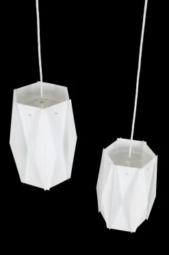 Discount Pamono Danish Hanging Lamps by Lars Schiøler for Hoyrup, 1960s, Set of 2