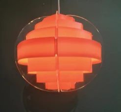 Hot Pamono Danish Lamp by Flemming Brylle & Preben Jacobsen, 1960s