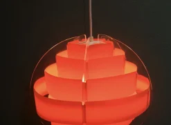 Hot Pamono Danish Lamp by Flemming Brylle & Preben Jacobsen, 1960s