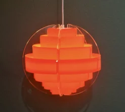 Hot Pamono Danish Lamp by Flemming Brylle & Preben Jacobsen, 1960s
