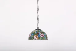 New Pamono Danish Lead Glass Pendant Lamp, 1970s