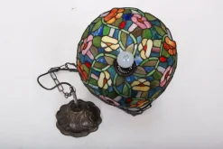 New Pamono Danish Lead Glass Pendant Lamp, 1970s