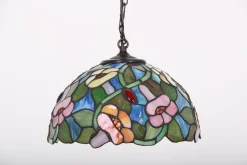 New Pamono Danish Lead Glass Pendant Lamp, 1970s