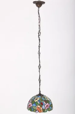 New Pamono Danish Lead Glass Pendant Lamp, 1970s