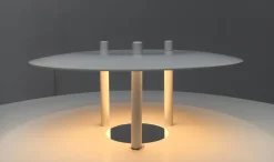 Outlet Pamono Danish Metal Floor Lamp from Frandsen, 1989