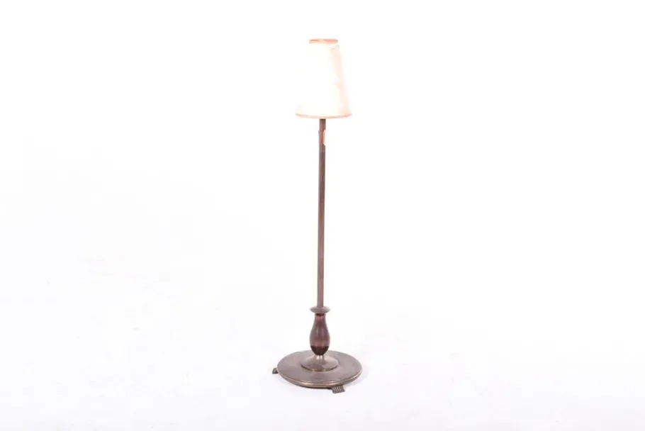 Outlet Pamono Danish Metal Floor Lamp, 1920s