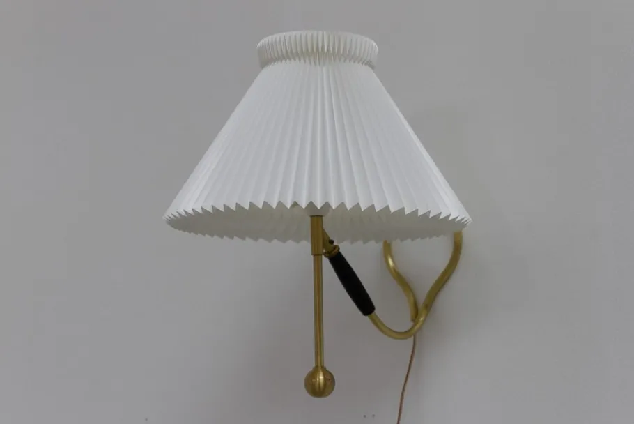 New Pamono Danish Model 306 Table or Wall Lamp by Kaare Klint for Le Klint, 1960s
