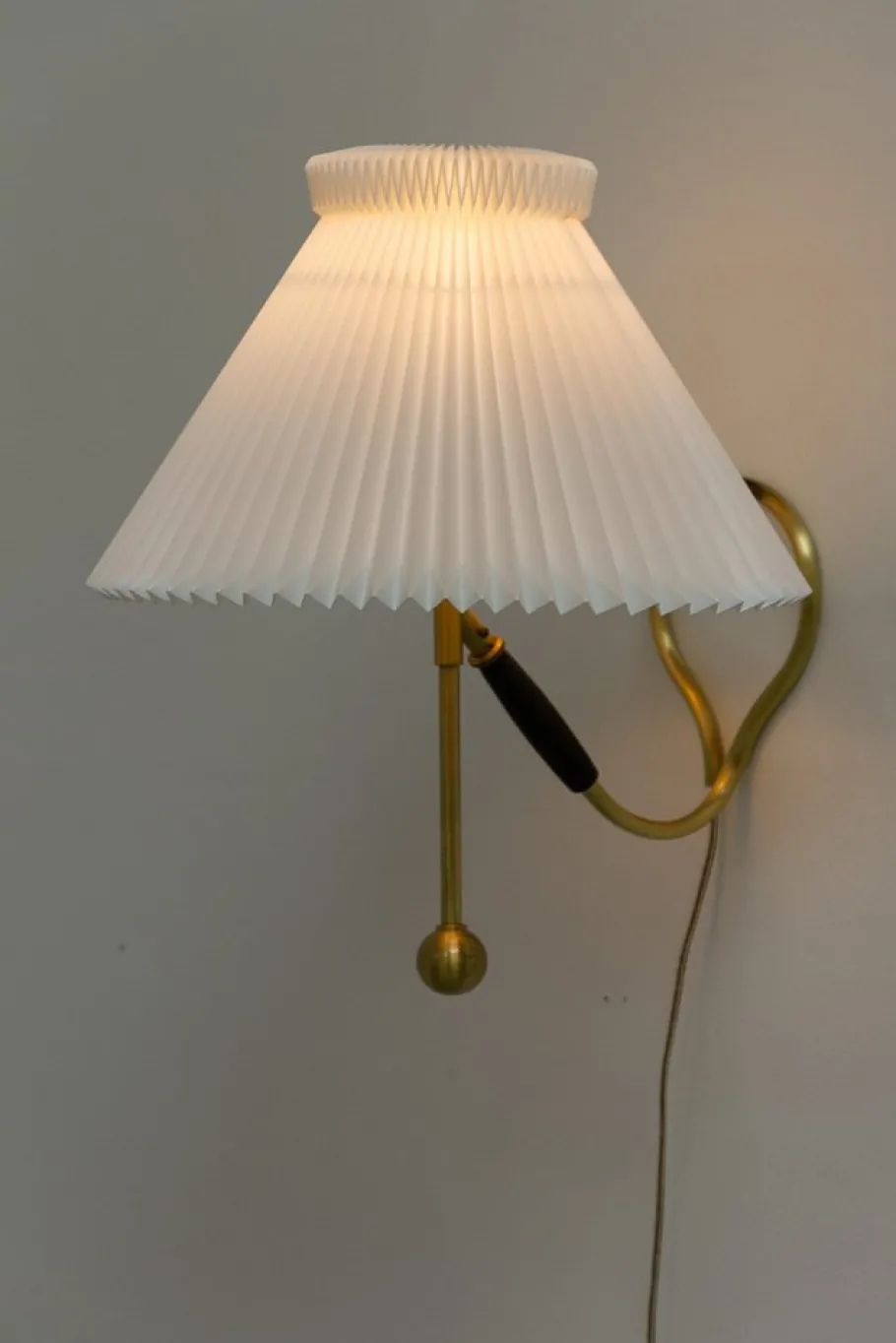 New Pamono Danish Model 306 Table or Wall Lamp by Kaare Klint for Le Klint, 1960s