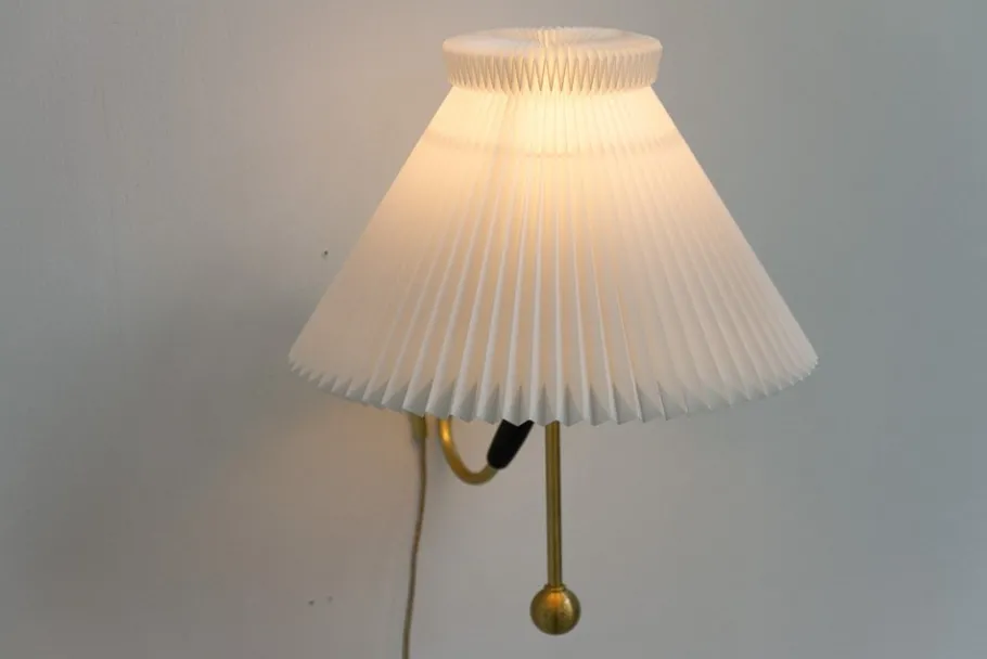 New Pamono Danish Model 306 Table or Wall Lamp by Kaare Klint for Le Klint, 1960s