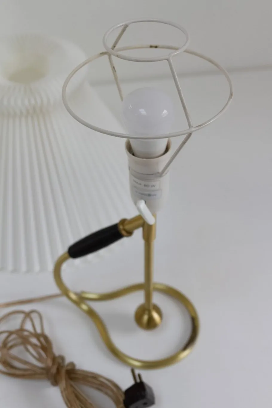 New Pamono Danish Model 306 Table or Wall Lamp by Kaare Klint for Le Klint, 1960s